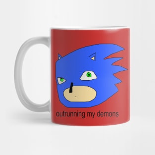 outrunning my demons Mug